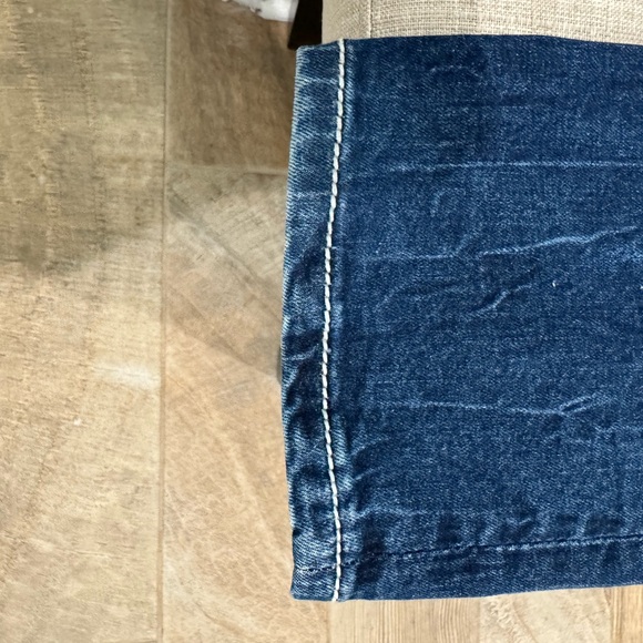 Miss Me Blue Boot Cut Jeans with Embroidered Pockets - Picture 3 of 7